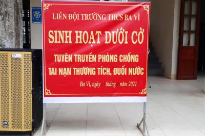 Trường THCS Ba Vì tổ chức tuyên truyền “Phòng chống tai nạn thương tích đuối nước”